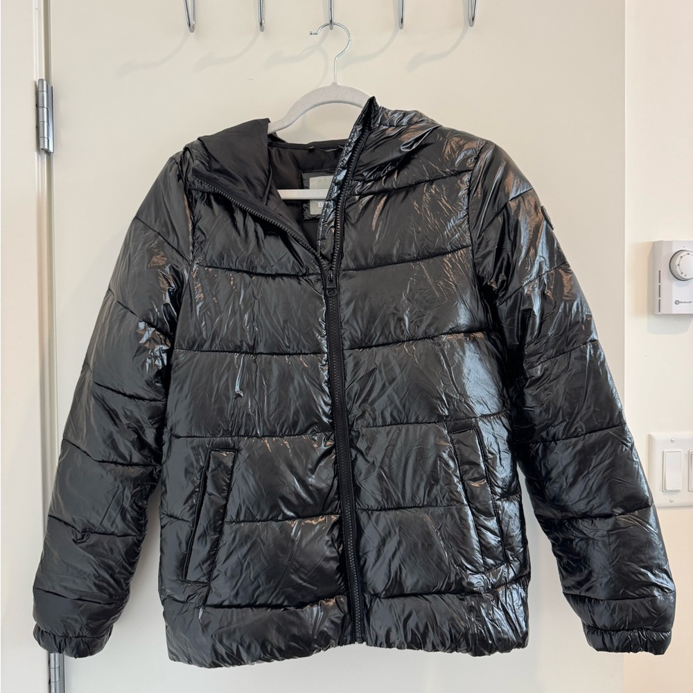 Bench Shiny Black Puffer Jacket